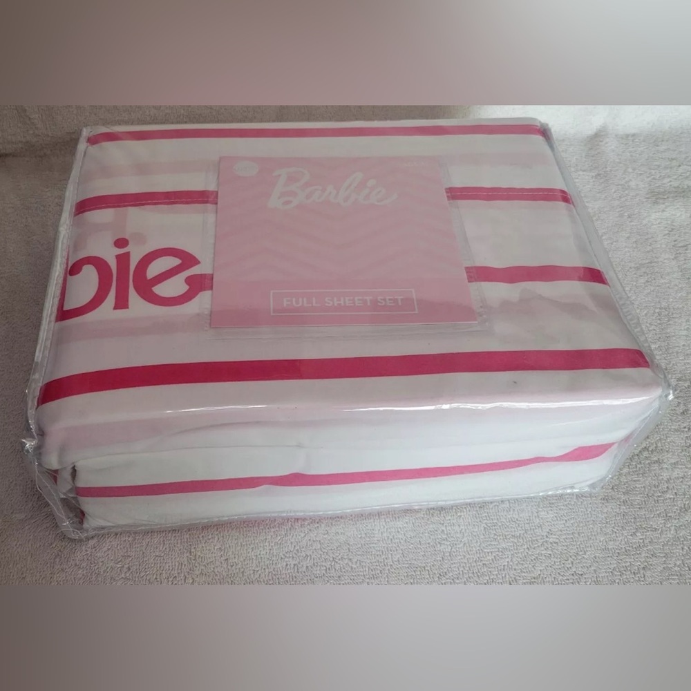 Barbie Movie FULL Sheet Set 100% Cotton NEW